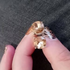 Lauren Conrad earrings. Peach